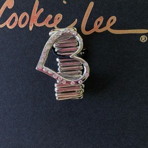 Stretch Heart Ring, NWT Cookie Lee